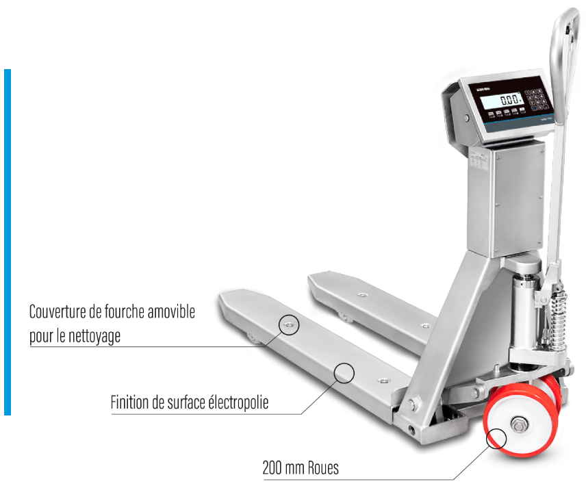 Transpalettte inox TPWI